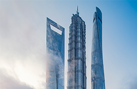 上海中心大厦玻璃幕墙光
